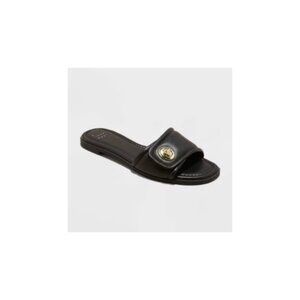 A New Day Audrey Slide Sandals Black